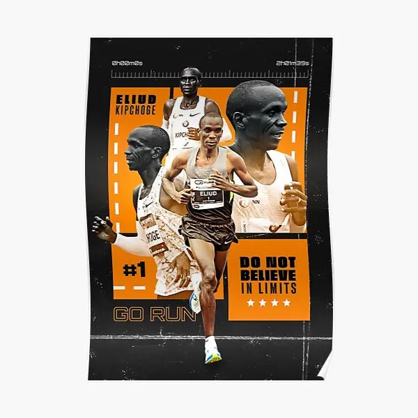 

Kipchoge Poster Decoration Painting Home Funny Picture Decor Wall Art Vintage Room Modern Mural Print No Frame