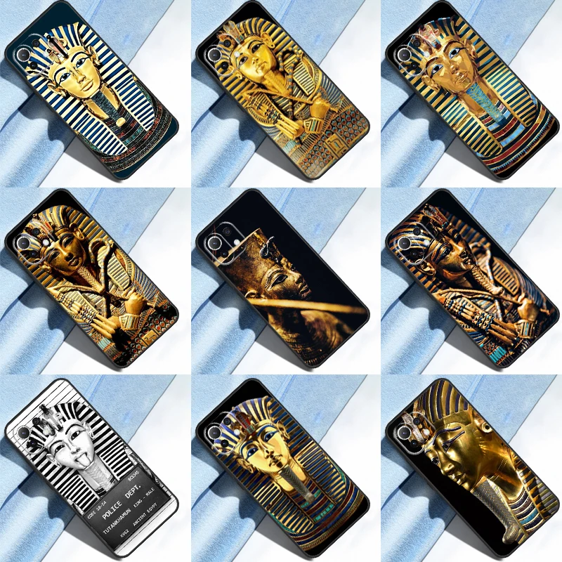Egypt King Tutankhamun Case Per Poco F5 Pro F3 F4 X4 Gt M5S M4 X3 X5 Pro Cover Per Xiaomi 11T 12T Pro 12X13 Lite