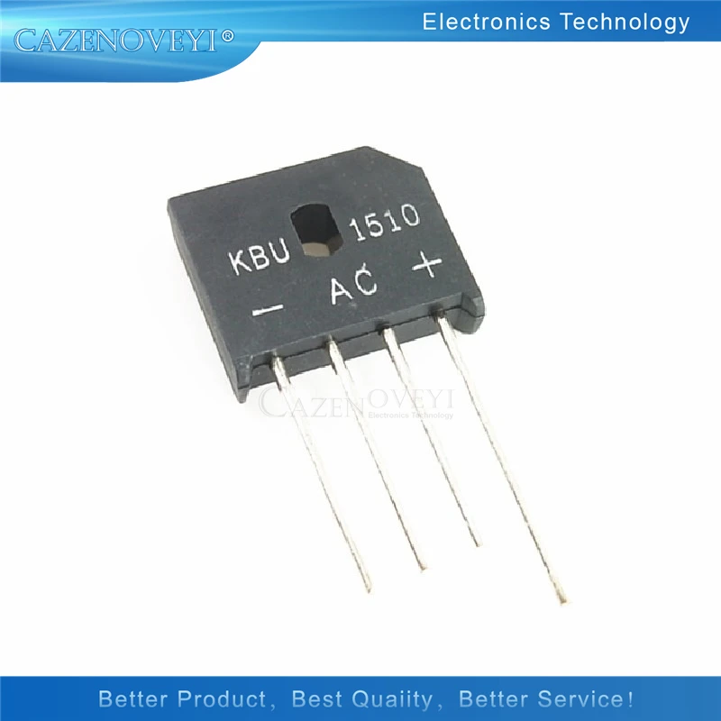 

5 шт./партия, диодный мост KBU1510 KBU-1510 15A 1000V