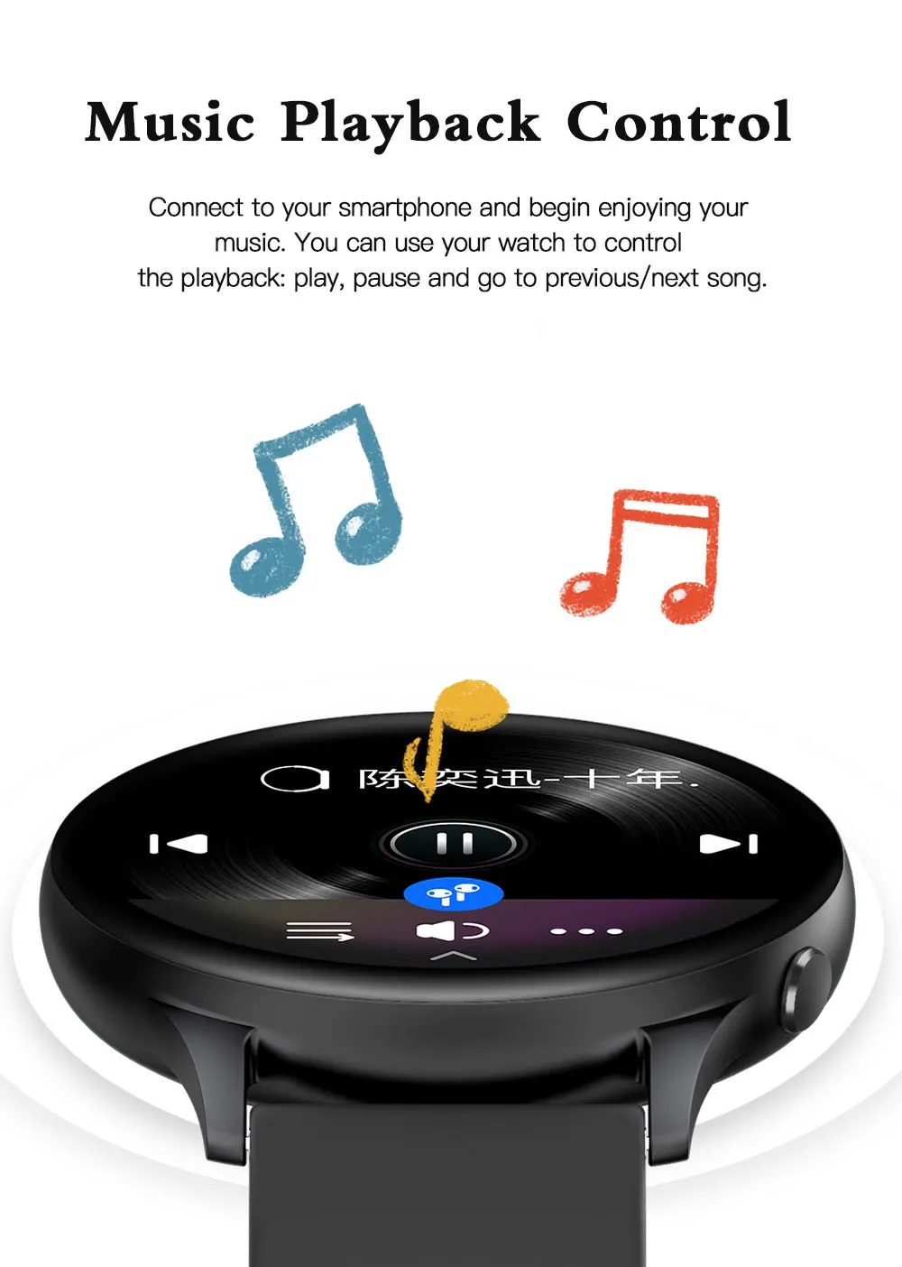 Unisex AI Voice Assistant Smart Watch