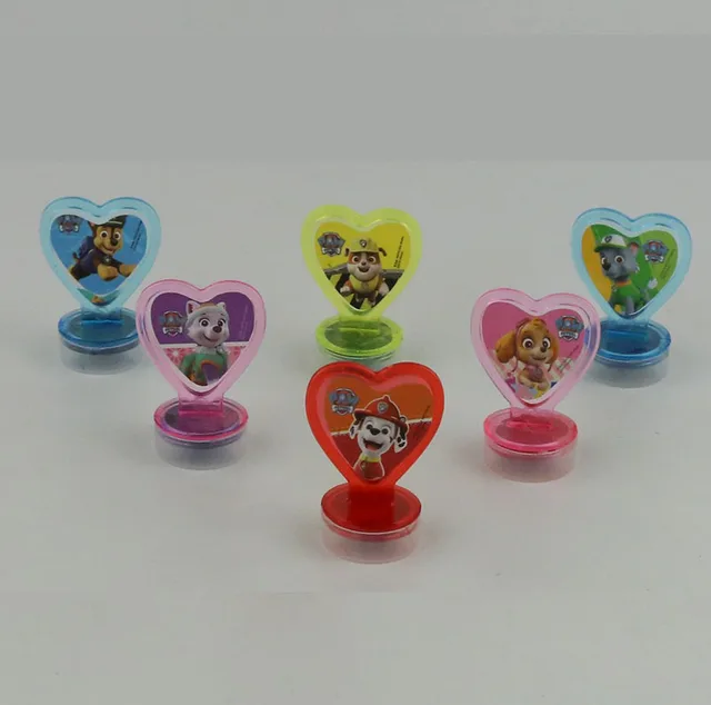 6pcs/set Paw Patrol Children Toy Stamps Cartoon Puppy Chase Kids Seal for Scrapbooking Stamper DIY Scrapbook Cartoon Stamper Toy 5