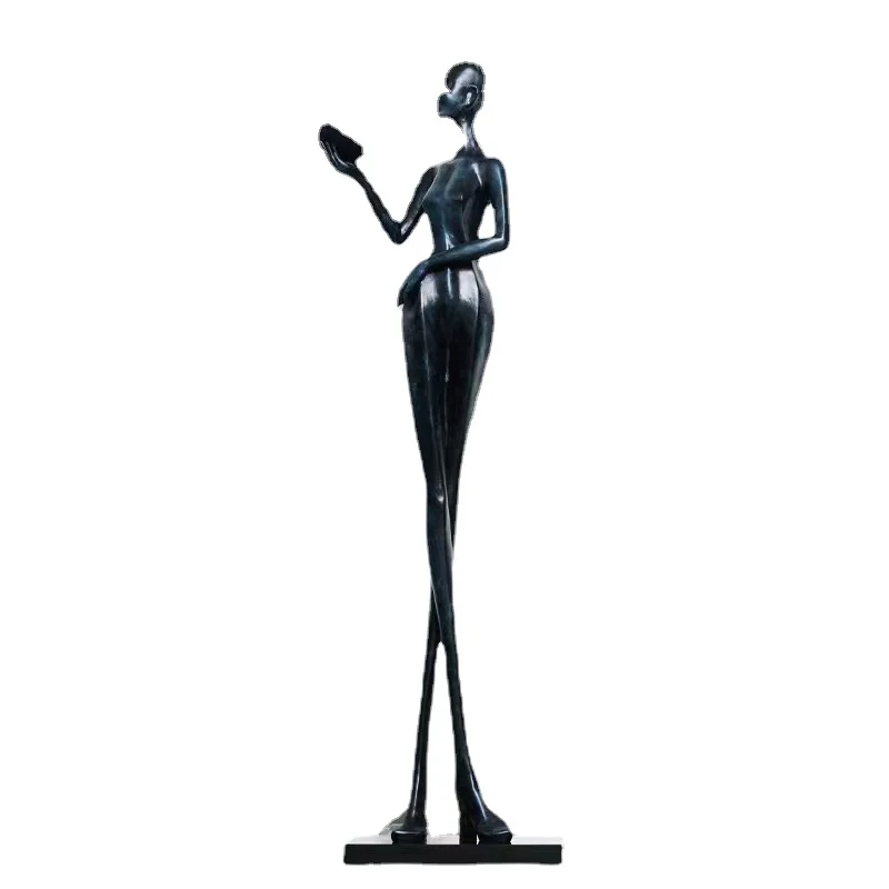 

YY Abstract Art Fiberglass Floor Character Decoration Decoration Soft Furnishings