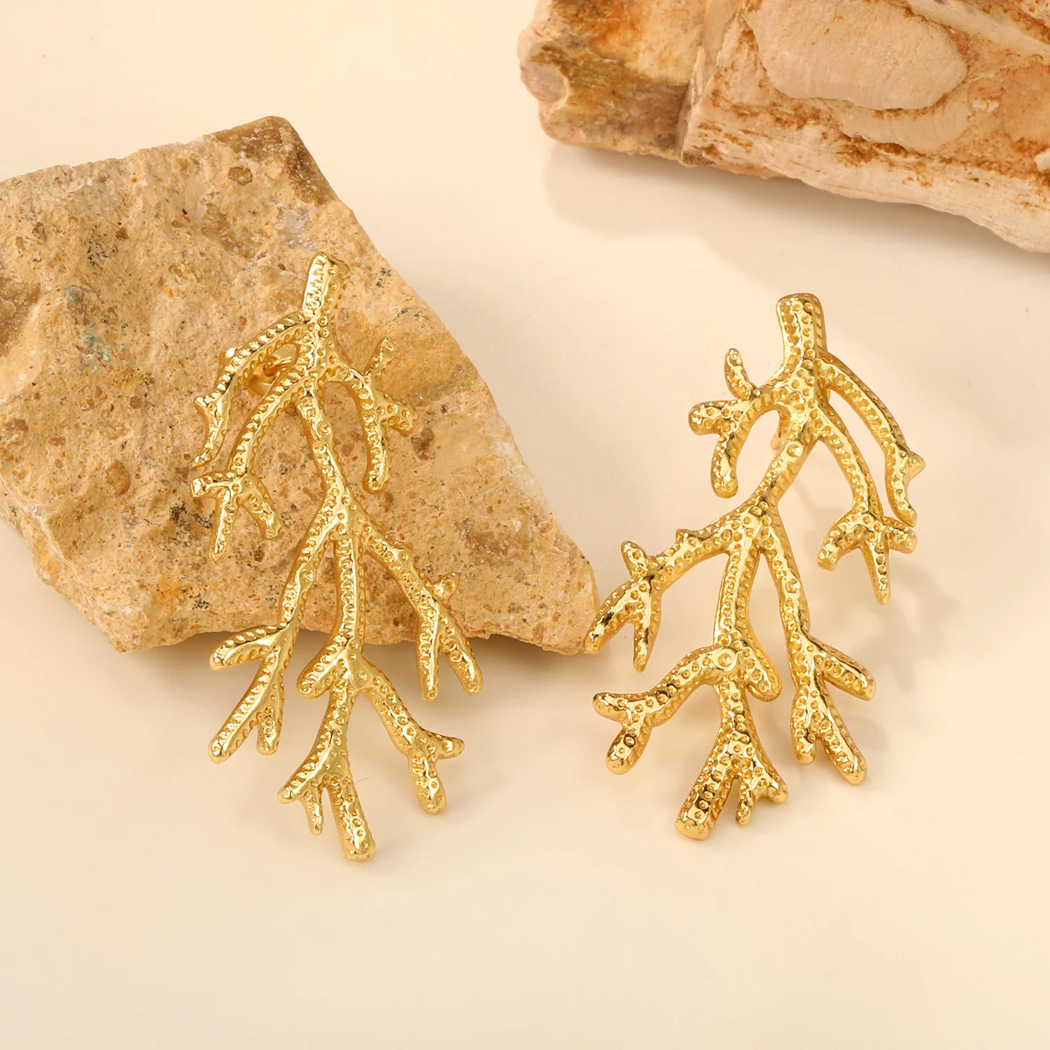 Starfish Tree of Life Drop Stud Earrings for Women
