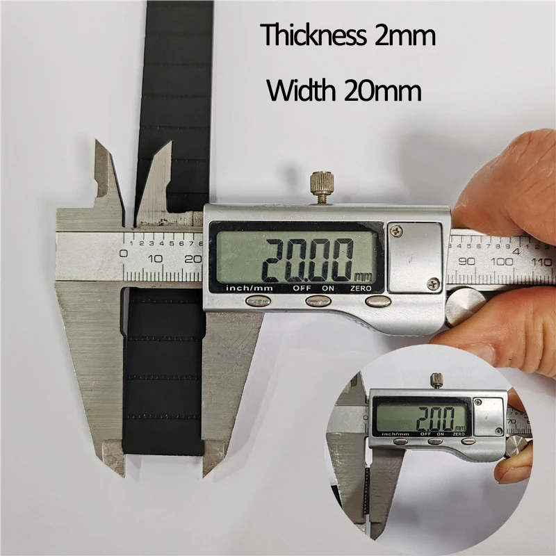 Description Picture 2 of itemFitness Equipment Accessories Flat Belt Built-In Steel Wire Inner Core Transmission Machine Elevator Belting Thickness 2mm
