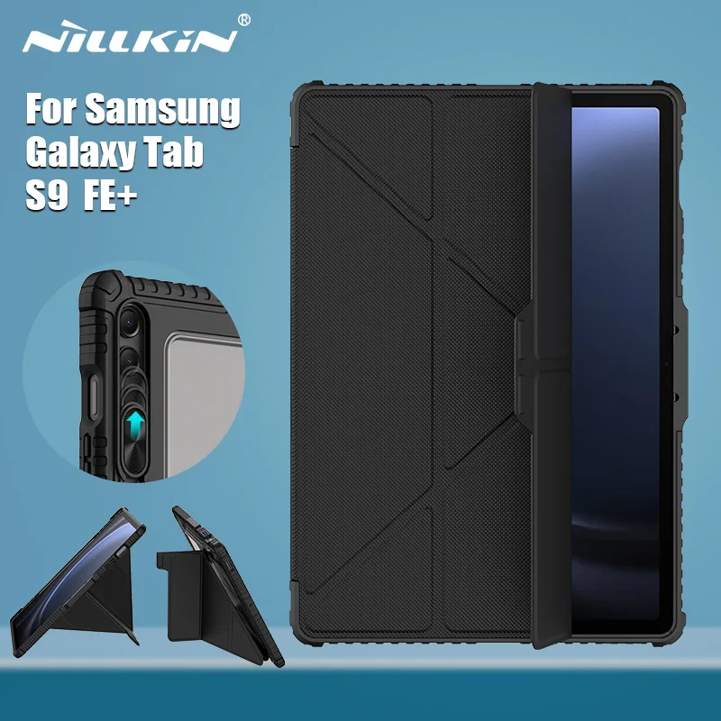 Nillkin-capa Magnética para Samsung Galaxy Tab s9 fe Plus Capa Protetora para Câmera com Slot para Lápis