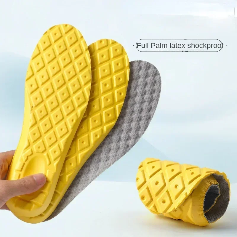 Latex Memory Foam Insoles Women Men Soft Foot Support Shoe Pads Breathable Sport Insole Feet Care Insert Cushion 1/2Pairs shoe insoles orthopedic insoles