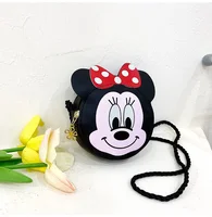 Mini Children Bag Kids Coin Purse Wallet Fashion Girls PU Leather Handbags Children's Shoulder Crossbody Bags 3