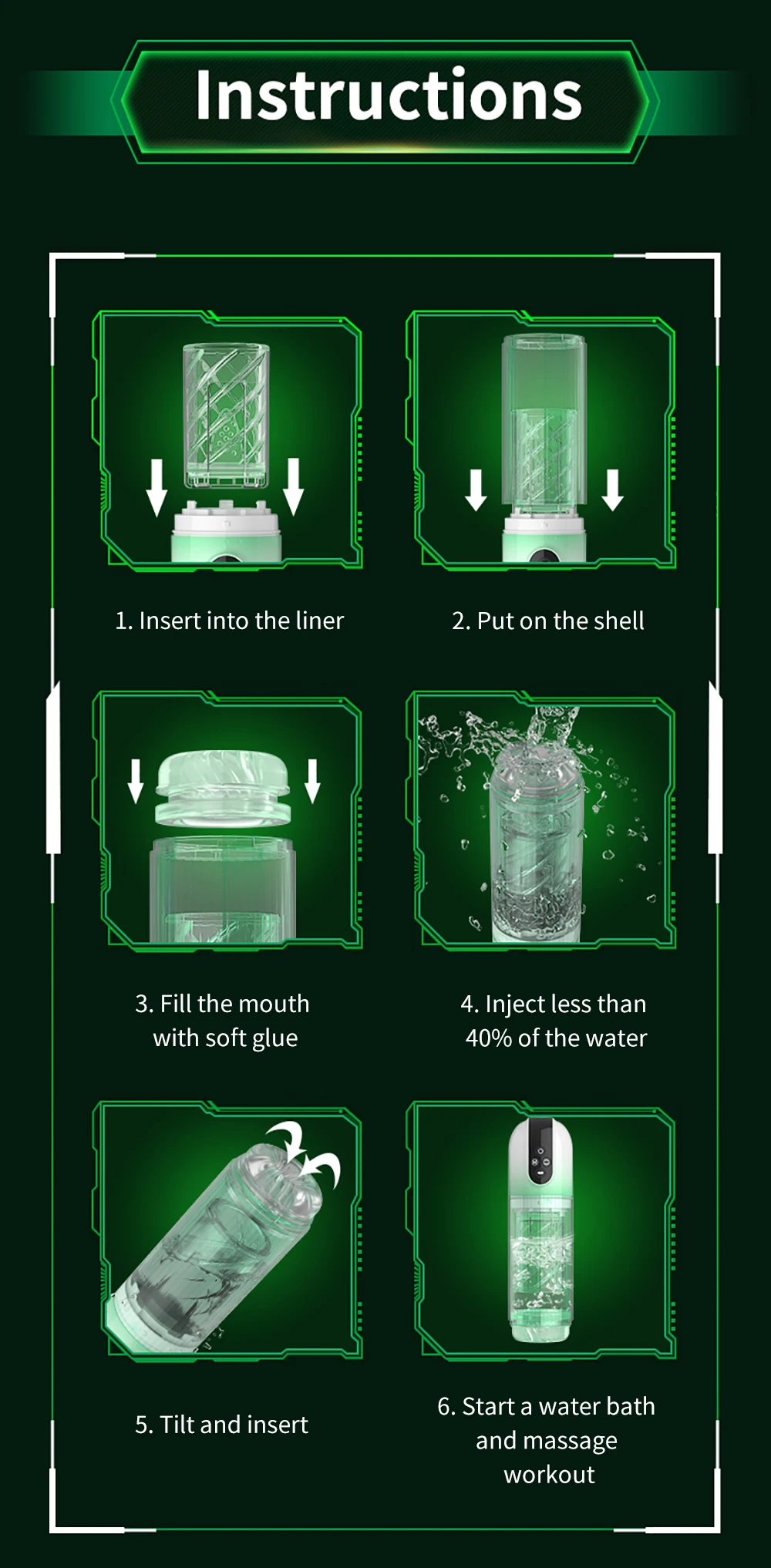 Masturbator, automatische männliche Tasse, rotierende Saugwat SPA, echte Muschi-Masturbationspumpe_voghion.com