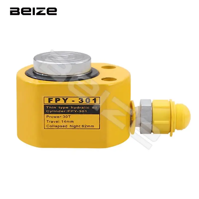 

Сверхтонкий гидравлический цилиндр, стандартный гидравлический домкрат высотой 62 мм, рабочий ход 14 мм, мощность 30 тонн