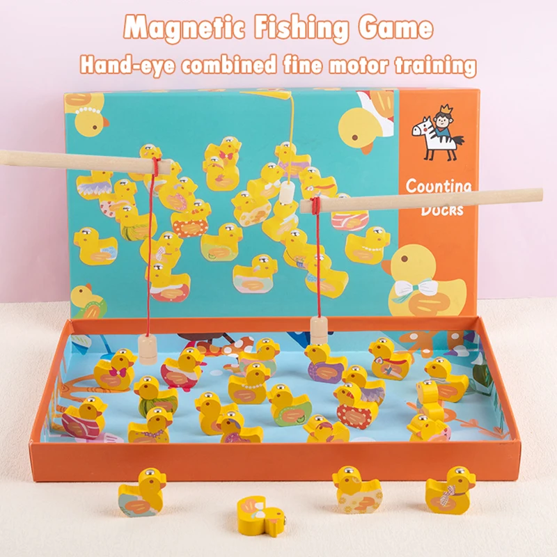 Montessori Counting Duck Math Games Learning Toys For Kids Calculate Set Early Education Acytivity Board Thinking Math Toys Aids