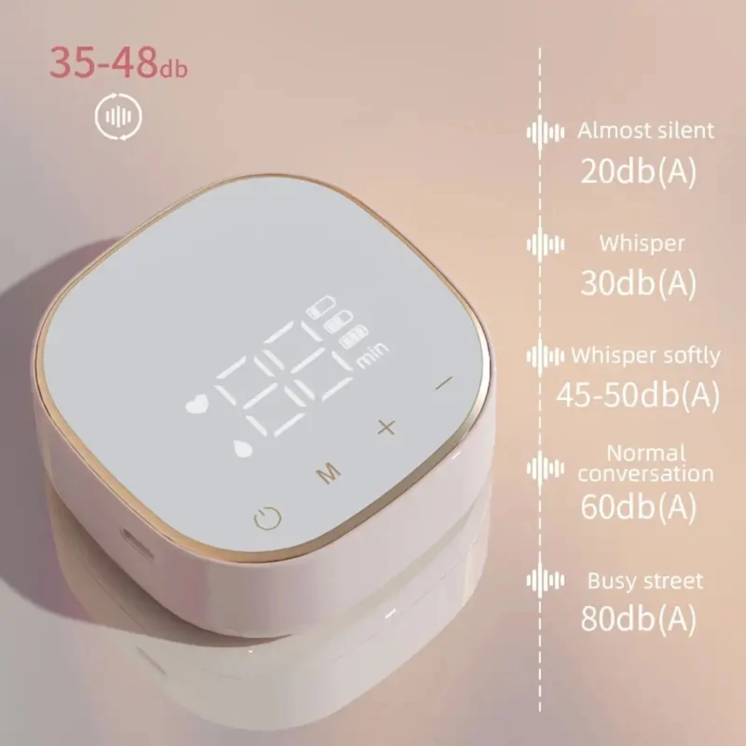 Super Family Electric Breast Pump, LED Display Hands-Free Portable Milk Extractor, 3 Modes Silent Automatic Milker