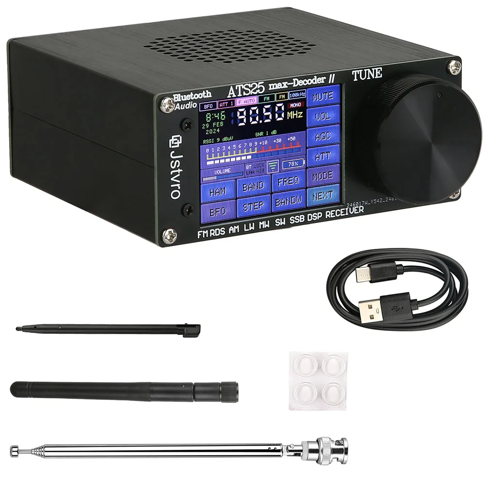 업그레이드 버전 4.17 ATS-25max _ 디코더 Ⅱ 블루투스 오디오 지지대, 50ohm, 내장 밴드 패스 필터 회로