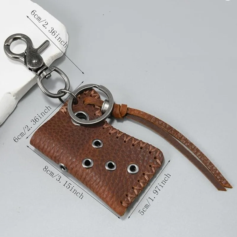Creative personalized lighter PU leather case Retro street lighter leather case Waist bag accessory
