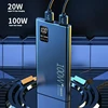 5000-200000mah Power Bank 120w 22.5w Wireless Magnetic Charging Power Bank Style Random For Apple Huawei Xiaomi Samsung Phones 6