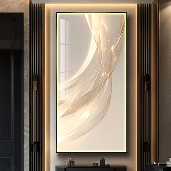 Minimalist Abstract Crystal Wall Lamp Art 1