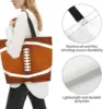 American Football  Tote Handbag Large Oversize Casual Canvas Sports Mom Beach Travel Bag 3