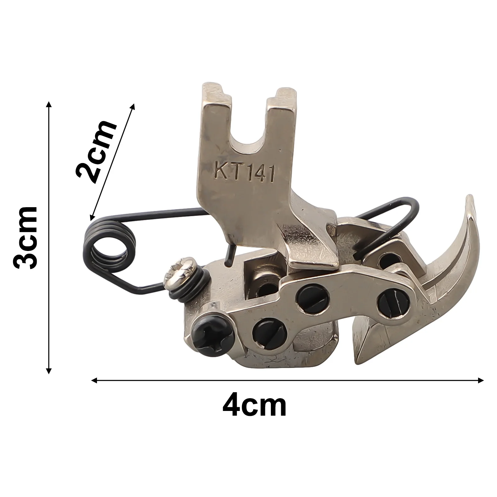

1pc KT141 Hinged Presser Foot Fit Lockstitch Sewing Machine Front And Rear Interaction For Sewing Extra-Thick Fabric
