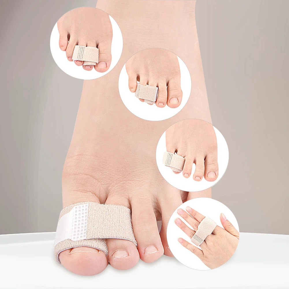 4Pcs Hammer Toe Straightener Reusable Overlapping Toes Corrector Improve Foot Health Brace Orthopedic Separator Foot Care Tool