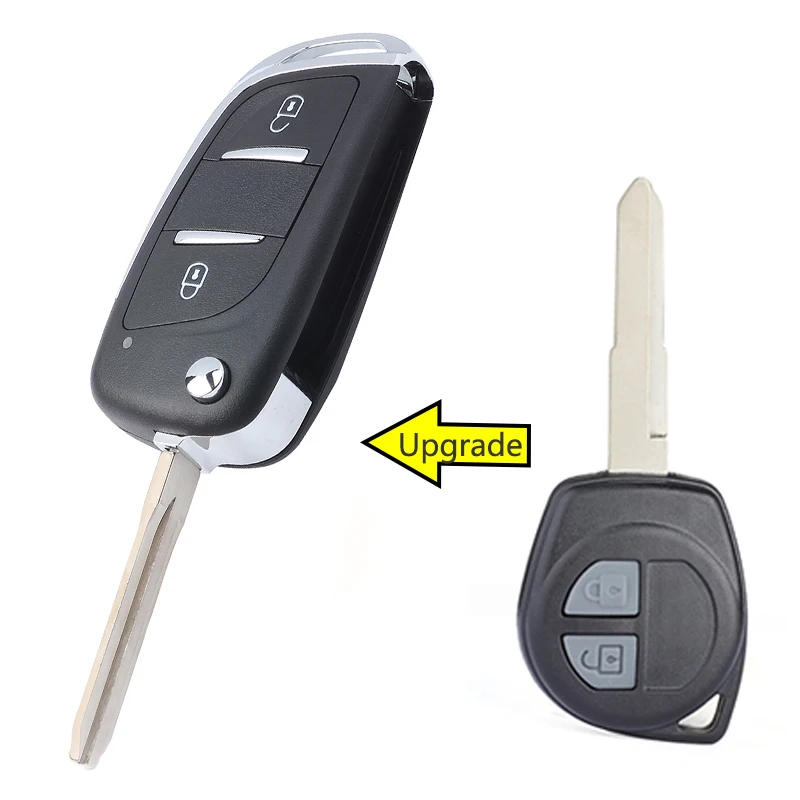 Enhanced Flip Remote Key Fob with 433MHz Frequency and Advanced ID Chip Technology