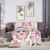 Flannel warm comfort  Dragon soft plush blanket k-Kobayashis Maid for sofa living Miss anime room office bedroom travel gift 5