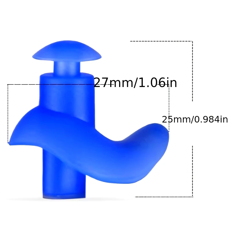 Earplugs 1 Pair Durable Classic Delicate Texture Waterproof Swimming Accessories For Occupational Work And Industrial