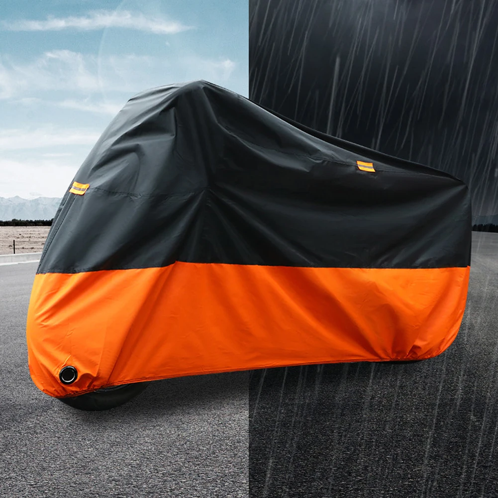 Moto Rain Cover Waterproof Dustproof Outdoor Motorbike Scooter Cover Wear-Resistant Fabric Motorbike Cover for All Season