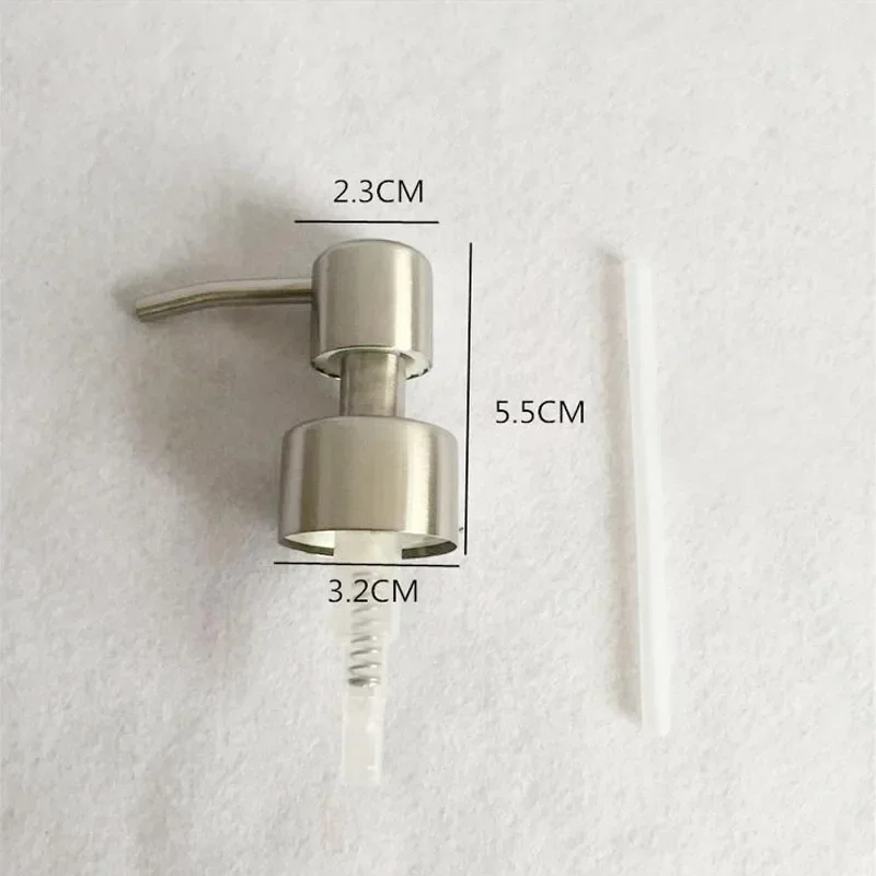 Hand Liquid Soap Pump Dispenser Nozzle for Bathroom Kitchen Stainless Steel Foam Sink Liquid Soap Nozzle Bathroom Accessories 2