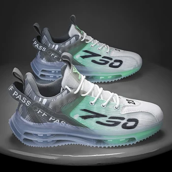 남성용 더블 에어 쿠션 캐주얼 통기성 운동화, 브랜드 남성 테니스 신발, 조깅 남성 트레이너 피트니스 운동화, 오리지널