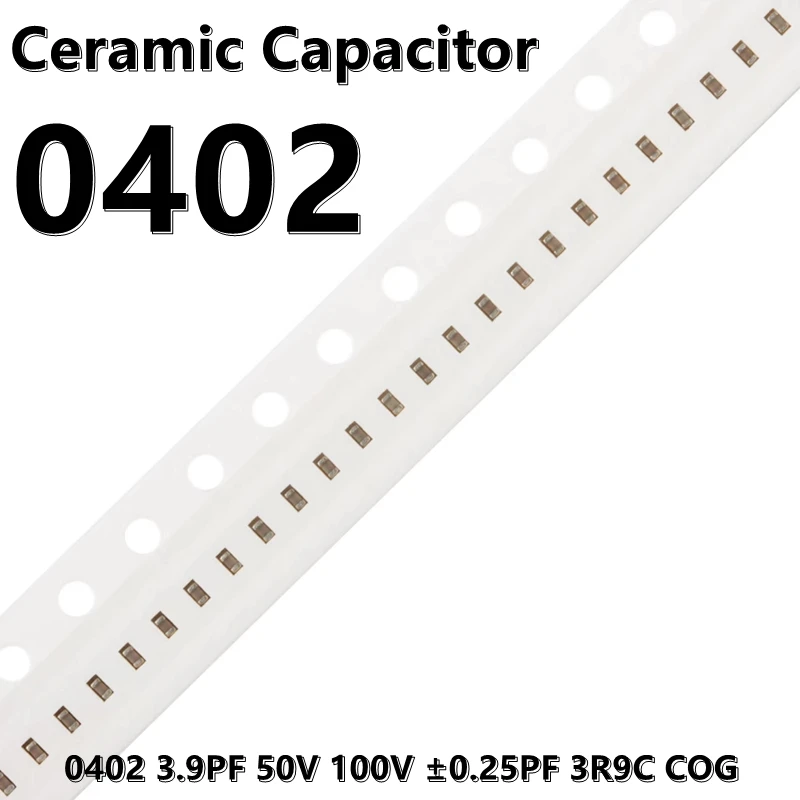 

(100 шт.) 0402 100 пФ 50 в 1005 В ± ПФ 3R9C COG SMD керамические конденсаторы