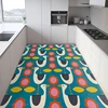 Japanese Style Decorate Kitchen Mats Non-slip PVC Water-proof Oil-proof Soft Mat Easy-to-clean Impermeable Mats Ковер Tapis 러그 4