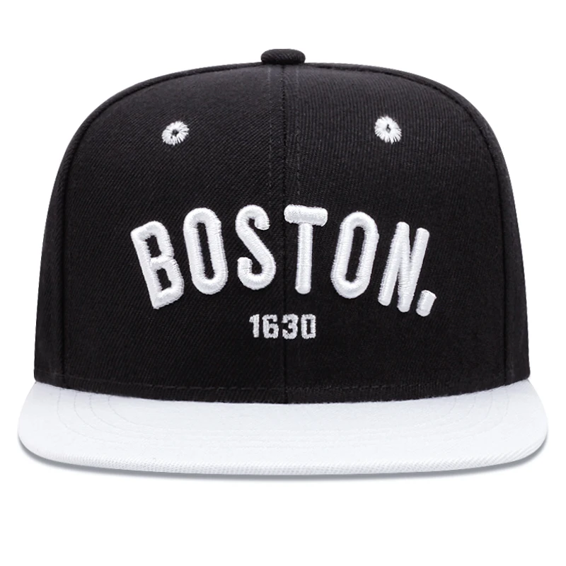 Mode BOSTON Kappe Männer Frauen Einstellbare Hip Hop Baseball Kappe Für Unisex Erwachsene Outdoor Casual Sonnenhut Baumwolle Snapback Hüte – Detail 3