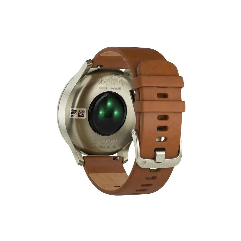 Умные часы Garmin Vivomove HR Premium 010-01850-25, 128x64, пульсометр,  шагомер, со светло-коричневым кожаным ремешком | АлиЭкспресс