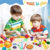 26 Piece Set DIY Plasticine Mold Modeling Clay Accessories Play Dough Tool Kit Plastic Set Knife Mold Kids Educational Toys 3