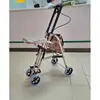 Shopping Cart with Seat, Leisure Car, Elderly Four Wheeled, Light and Foldable Portable Shopping Cart 2