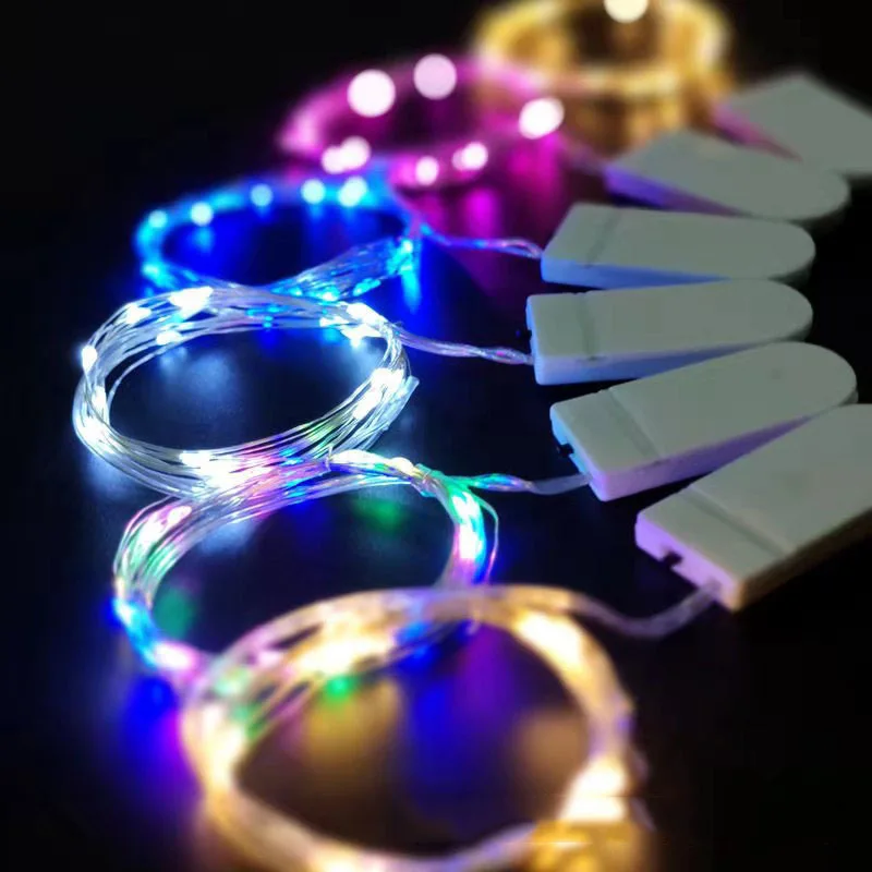 

2pcs Copper Wire LED String Lights Holiday Lighting Fairy Garland for Christmas Tree Wedding Christmas Party Decoration Lights