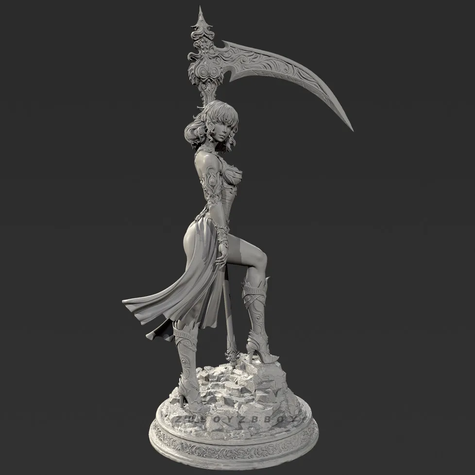 인간의 키 38mm 50mm 75mm레진 군인 모델 키트 피규어 무색 및 자체 조립(3D 프린팅) TD-7693/3D