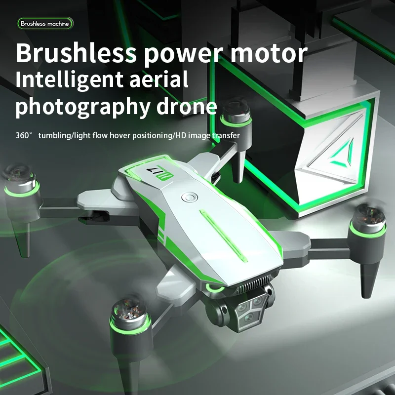 H17 Quadcopter Drone Brushless Optical Flow HD Dual Camera WIFI FPV RC Dron 4K ESC Flight Remote Control Toy Gravity Sensing