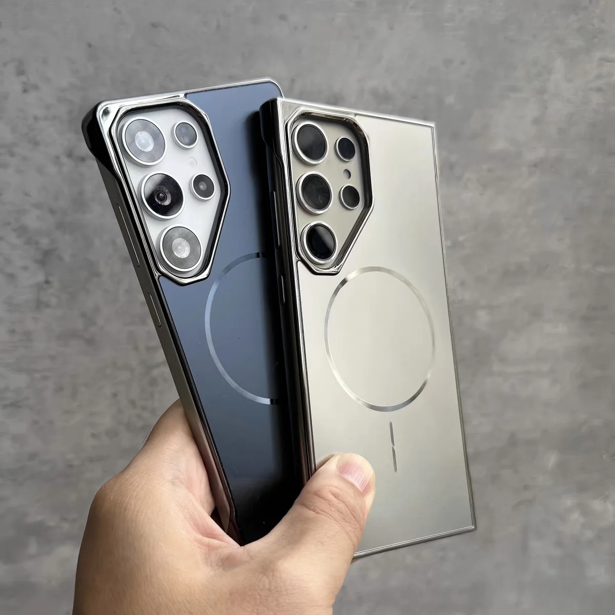 Enhanced Frosted Magnetic Phone Case - Ultra Slim Cooling Rugged PC Cover