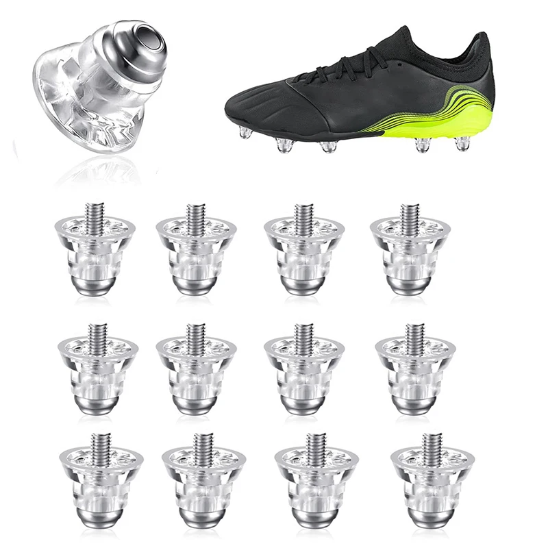 12 pezzi scarpe da calcio borchie scarpe Stud sostituire componente accessorio sportivo punte punte per scarpe da calcio punte