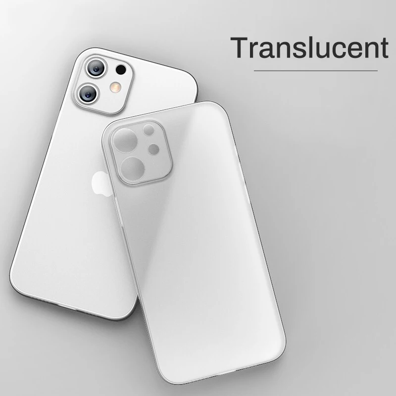 thumbnail image 1 of 0.2MM Ultra Thin Case For iphone 13 14 15 Pro Max 12 Mini 11 X XR XS Max Cover For iphone SE 2020 2022 7 6 8 Plus Hard PC Case, 1 of 5