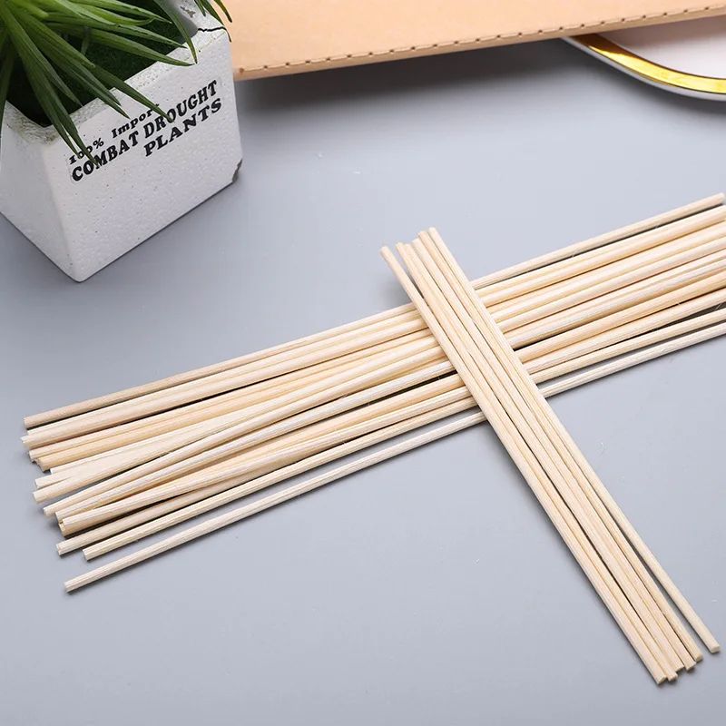 100pcs 40/30/24/22/19cm 3/4/5mm Aroma Natural Rattan Sticks Reed Diffuser Sticks for Home Fragrance Air Freshener Reed