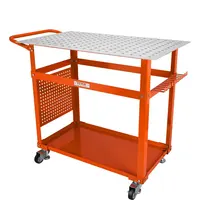 VEVOR Welding Table 600LBS Load Capacity Steel Welding Workbench Table on Wheels  Portable Work Bench 1