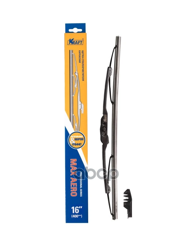 Marco de limpiaparabrisas 400mm (2 adaptadores) Kraft art. KT830037|Esponjas, paños cepillos| - AliExpress