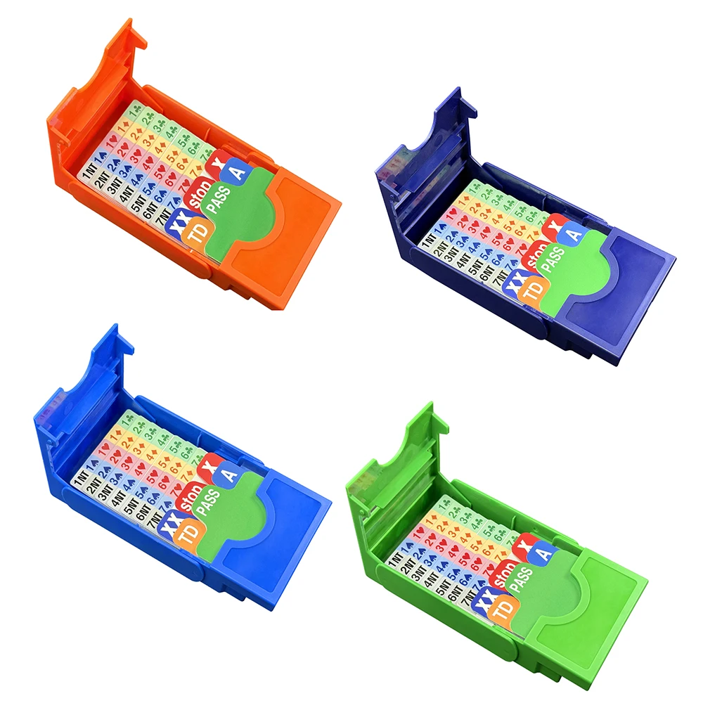 異なる色の選択ブリッジ トランプ 4 枚セット、ブリッジ ビッディング