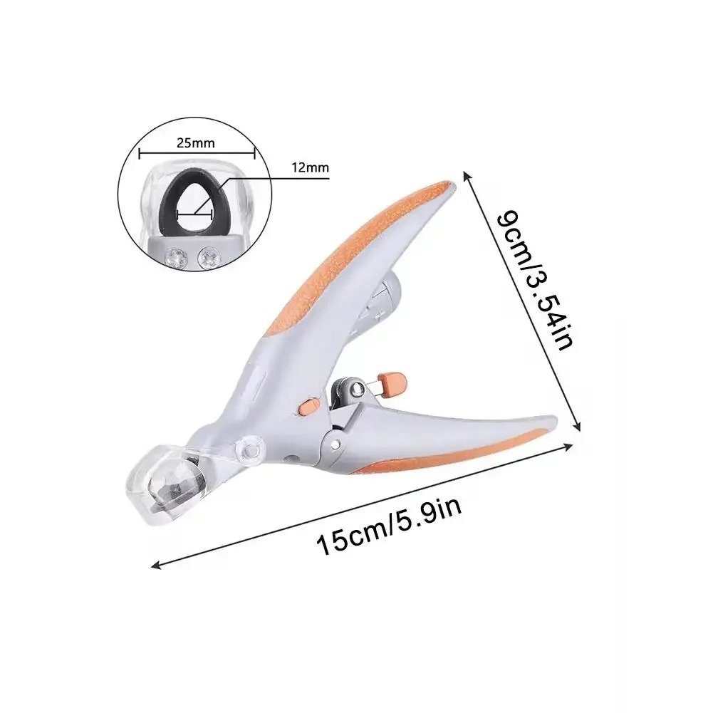 Professional Pet Nail Clipper Scissors With LED Light Cat Dog Nail Clippers Tool Scissors Toeclaw Cutter Pet Suppl