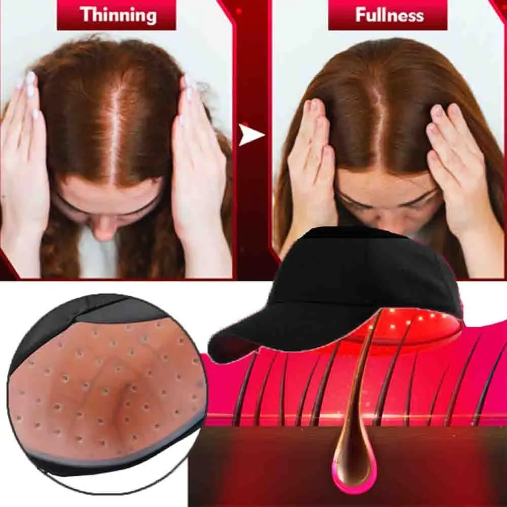 Laser Hair Growth Cap Professional Laser Red Light Therapy Device for Hair Regrowth Loss Treatments Hat for Men Women hair growth serum hair growth spray hair growth cream
