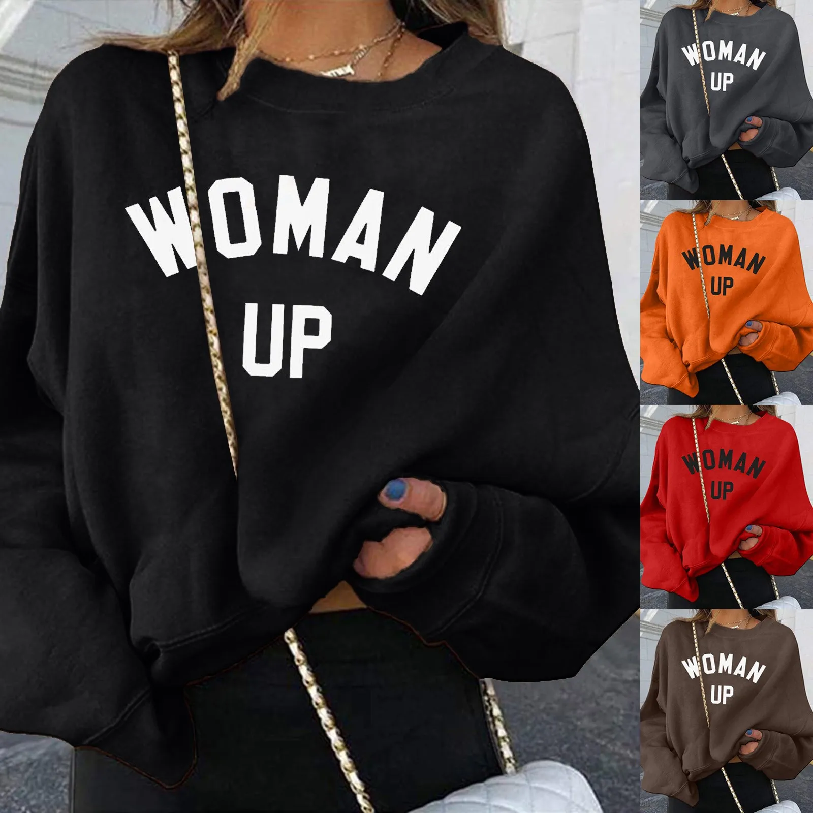 

Cotton Set Women Cotton Set for Women Women's Sweatshirt Pullover Graphic Letters Print Cotton Set Women Cotton Set for Women