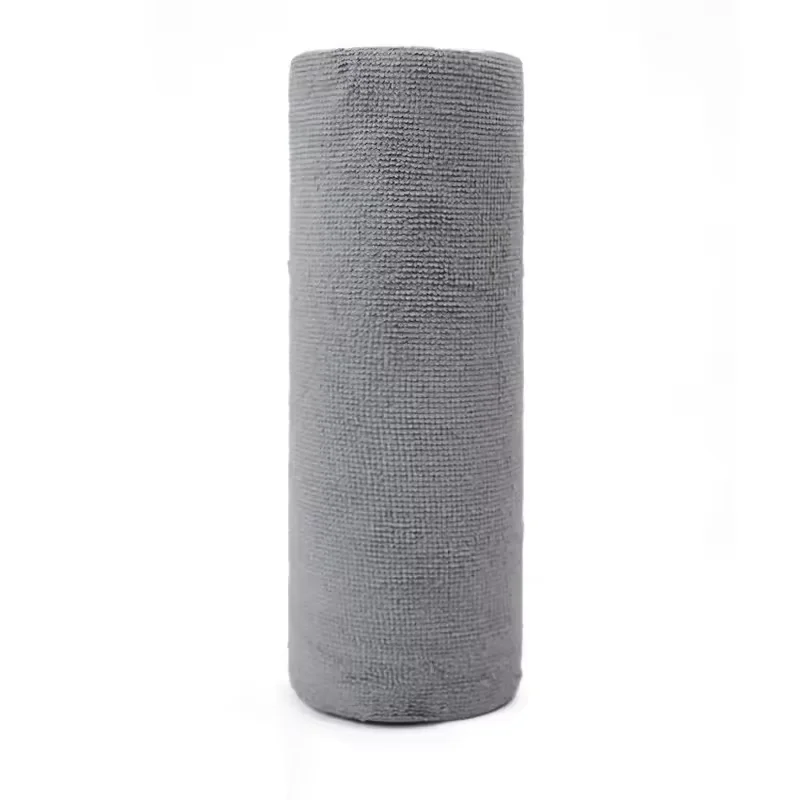 Eco-Friendly Reusable Microfiber Cleaning Cloth Roll - 20 Ultra-Absorbent Sheets