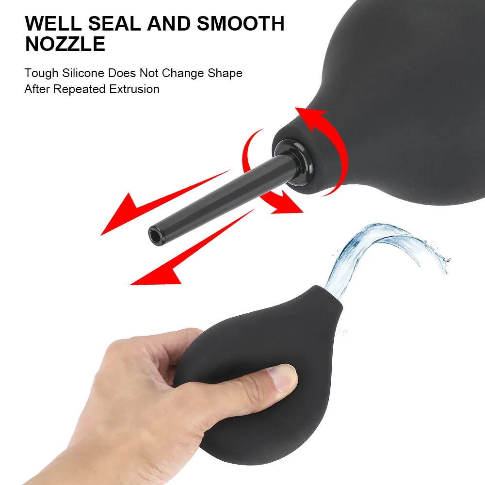 Medical Enema Irrigator Enema Bulb Syringe Anal Douche Cleaner Enema Colon Cleanse Feminine Hygiene Anal Cleaner Devices 4