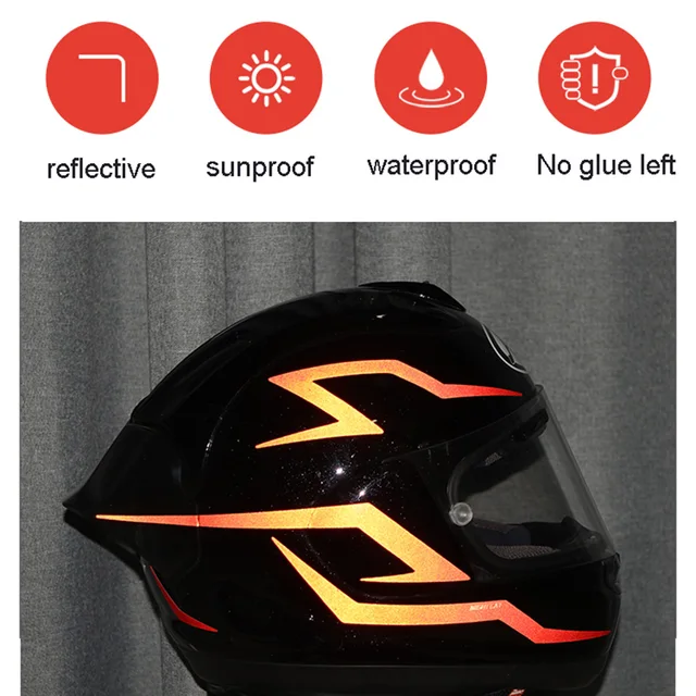 Flyhug Pegatinas para Moto - Calcomanías Reflectantes para Ojos Motocicleta  para Cascos  Calcomanías Decorativas para los Ojos del Cuerpo para  Motocicletas, Bicicletas, Cascos : : Coche y moto